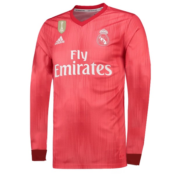 Camiseta Real Madrid 3ª ML 2018/19 Rojo